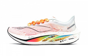 LiNing Feidian Challenger Cushioned Wear-Resistant Breathable Low-Top Running Shoes Men's White