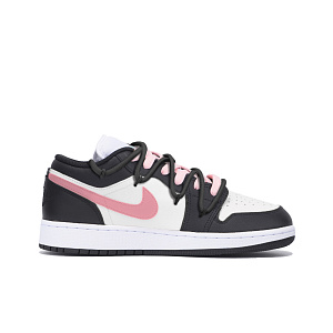 Jordan Air Jordan 1 LOW Milk Berry Cushioning Anti-Slip And Wear-Resistant Low-Top Skateboard Shoes GS Black White Pink 1 2823193