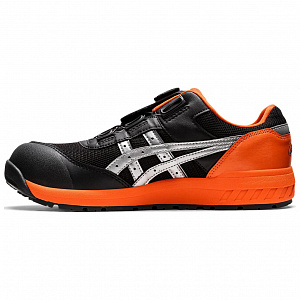 Asics Winjob Low Top Outdoor Shoes Unisex Black Orange 1 2823242