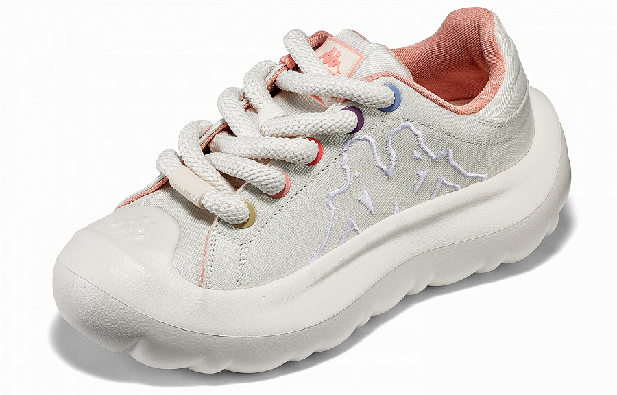Kappa Anti-Slip Wear-Resistant Skateboard Shoes Women's Beige купить в интернет-магазине Yoocart с быстрой доставкой по России.