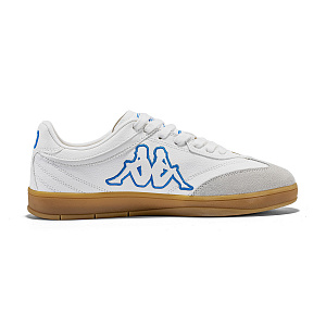 Kappa Tifo Anti Slip Wear Resistant Low Top Skateboard Shoes Unisex White Blue 1 2823790