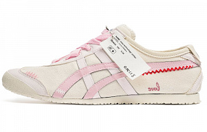 Onitsuka Tiger MEXICO 66 Honey Words Lightweight Low-Top Casual Shoes Unisex Pink Beige