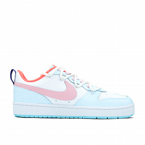 Nike Court Borough Ice Bear Cookies Lightweight And Breathable Low-Top Skateboard Shoes GS Blue Pink 1 2824571