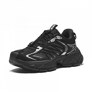 Anta Star Moon 2 Breathable Height Increasing Low-Top Casual Shoes Women's Basic Black 1 2824653