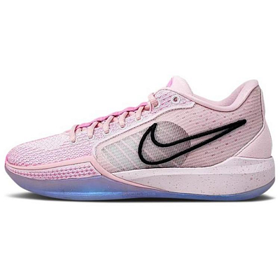 Nike Sabrina 1 Anti Slip Wear Resistant Low Top Basketball Shoes Unisex Pink
