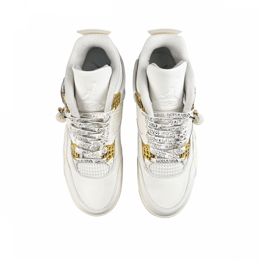 Jordan Jordan Air Wear-Resistant Mid-Top Vintage Basketball Shoes Women's White купить в интернет-магазине Yoocart с быстрой доставкой по России.