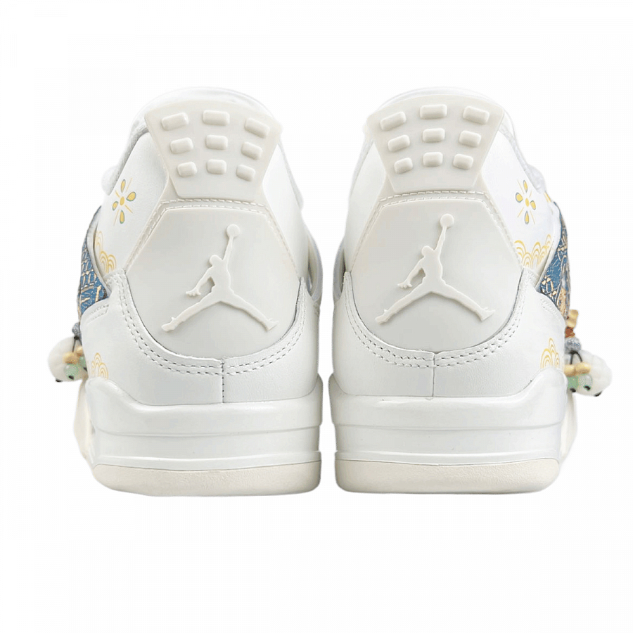 Jordan Jordan Air Wear-Resistant Mid-Top Vintage Basketball Shoes Women's White купить в интернет-магазине Yoocart с быстрой доставкой по России.