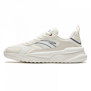 Anta Unruly Series Non-slip Wear-resistant Shock Absorption Low-Top Casual Shoes Men's Ecru