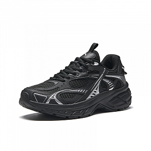 Anta Low Top Casual Running Shoes Women's Black Silver 1 2825882