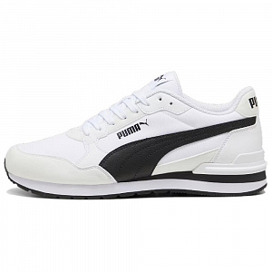 PUMA St Runner Low Top Casual Shoes Unisex Black White