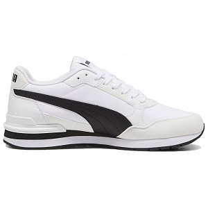 PUMA St Runner Low Top Casual Shoes Unisex Black White 1 2825887