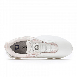 FILA Abrasion Resistant Low Top Golf Shoes Women's Bright White/Water Rose Pink 1 2826081