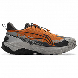 LiNing Elegance 2.0 Shock Absorbers Low Top Outdoor Hiking Shoes Unisex Orange Gray 1 2826139