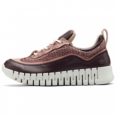 Ecco Casual Shoes Women's Low-Top Pink