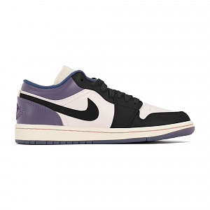 Jordan Air Jordan 1 Vintage Basketball Shoes Women's Low top Black Pink Purple 1 2827011