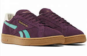 Reebok CLUB C GROUNDS UK Low Top Skateboard Shoes Unisex Purple Green 1 2827099