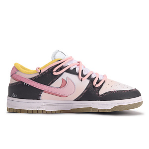 Nike Dunk ADCDAVINCI Custom Heartbeat Entry Ticket Anti Slip Wear Resistant Low Top Skateboard Shoes Unisex Black Pink 1 2827183