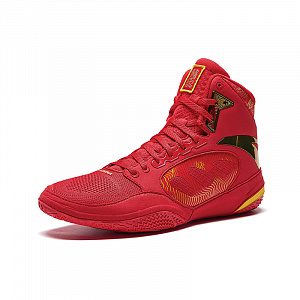 Anta Anti-Slip Wear-Resistant High-Top Training Shoes Men's Red Gold 1 2827334