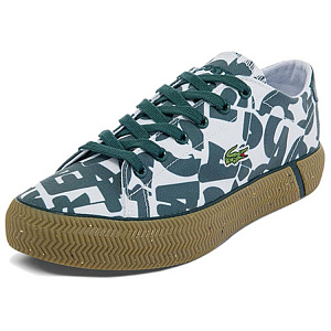 LACOSTE Low-Top Skateboard Shoes Women's White Green 1 2827411