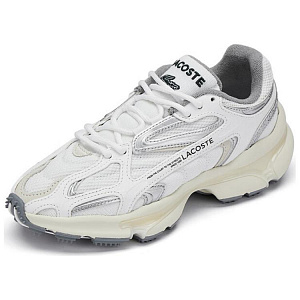 LACOSTE Anti-Slip Wear-Resistant Low-Top Casual Shoes Women's White Gray 1 2827516