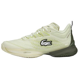LACOSTE Low Top Tennis Shoes Women's Light Yellow