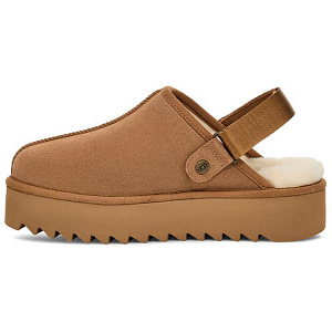 UGG Abrasion-Resistant Wrap-toe Slippers Women's Chestnut