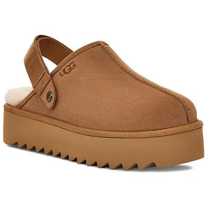 UGG Abrasion-Resistant Wrap-toe Slippers Women's Chestnut 1 2828989