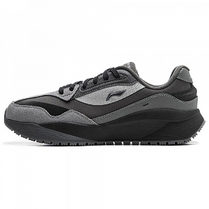 LiNing Load Capacity 2.0 Anti Slip Wear Resistant Low Top Casual Shoes Men's Gray Black