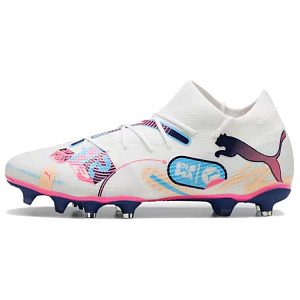 PUMA Future 7 Match Volume Up FG/AG 'White Luminous Blue Pink'