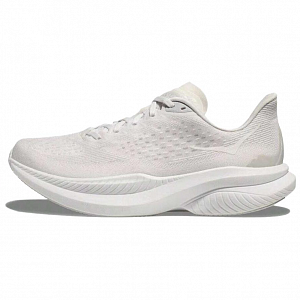 HOKA ONE ONE MACH 6 Anti Slip Wear Resistant Low Top Running Shoes Women's White