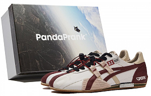 Onitsuka Tiger Anti-Slip Wear-Resistant Low-Top Running Shoes Unisex White Pink