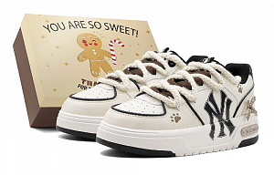 MLB Chunky Liner Fall And Winter Refresh Low-Top Skateboard Shoes Unisex Khaki