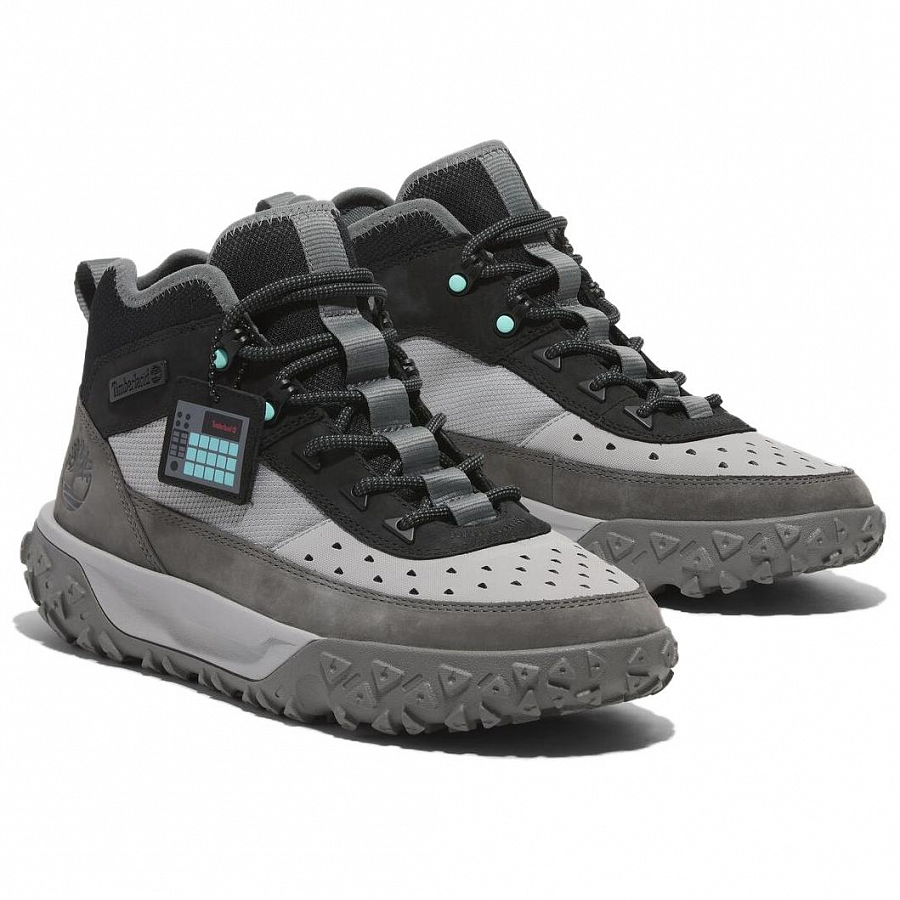 Timberland Greenstride Motion Anti-Slip Wear-Resistant Mid-Top Outdoor Shoes Men's Gray