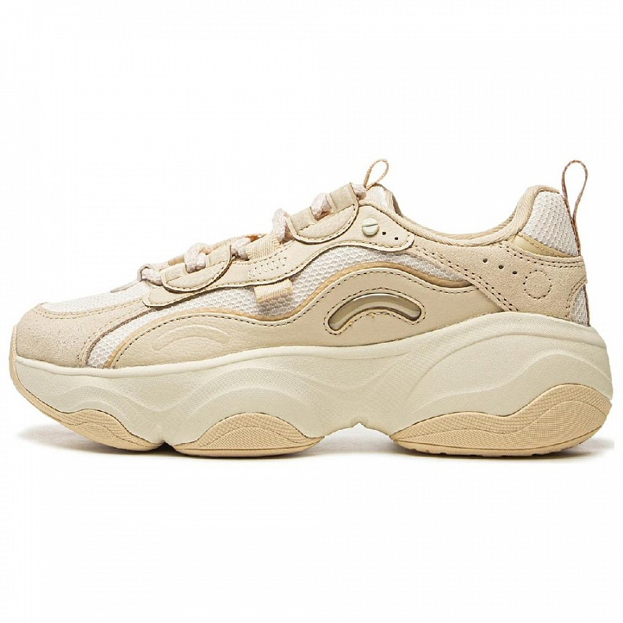 LiNing Anti Slip Wear Resistant Low Top Running Shoes Women's Yellow Beige купить в интернет-магазине Yoocart с быстрой доставкой по России.