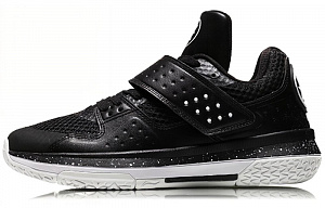 LiNing Battle Armor Breathable And Wear-resistant Low-Top Basketball Shoes Men's Standard Black
