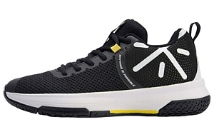 LiNing Non-attack Cushioning Low-Top Basketball Shoes Men's Black White