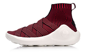 LiNing Essence High Top Vintage Basketball Shoes Men's Black Red