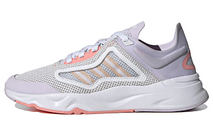 Adidas Neo Futureflow Cushioning Low-Top Running Shoes Women's Light Purple Orange