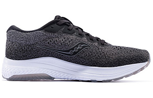 Saucony Clarion Size 2 Angle Cushioned Slip-Resistant Lightweight Low-Top Running Shoes Men's Black Gray 1 2832099