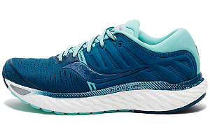 Saucony Hurricane Cushioned Slip-Resistant Lightweight Low-Top Running Shoes Women's Blue