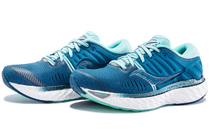 Saucony Hurricane Cushioned Slip-Resistant Lightweight Low-Top Running Shoes Women's Blue 2 2832176