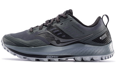 saucony Women's Peregrine 10 GTX 'Black Grey'