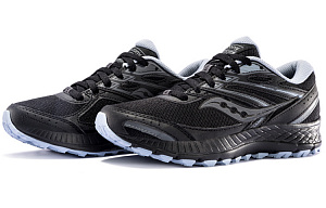 Saucony Cohesion 13 Running Shoes Women's Low top Black Gray Blue 2 2832241