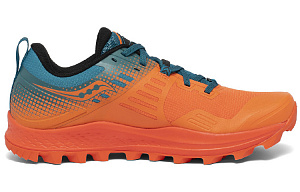 Saucony PEREGRINE 10 Peregrine Falcon Running Shoes Men's Low top Orange Blue 1 2832427
