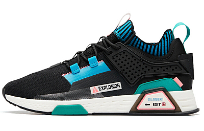ANTA Casual Shoes Men Low Top Black Blue White