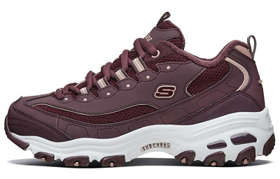 Skechers D'Lites 1.0 Running Shoes Red/White Women's