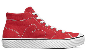 Skechers Bobs B Wild Mid Top Sneakers Red Women's 1 2833070