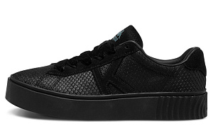 Kappa Low-Top Skateboard Shoes Women's Black
