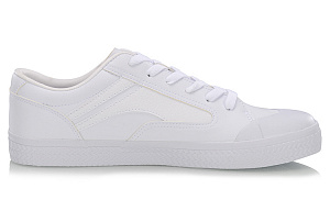 LiNing Wave Wear resistant And Lightweight Low top Skateboard Shoes Men's White 1 2833459