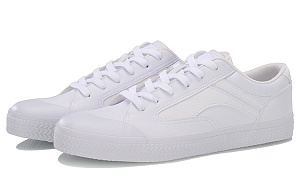 LiNing Wave Wear resistant And Lightweight Low top Skateboard Shoes Men's White 2 2833460
